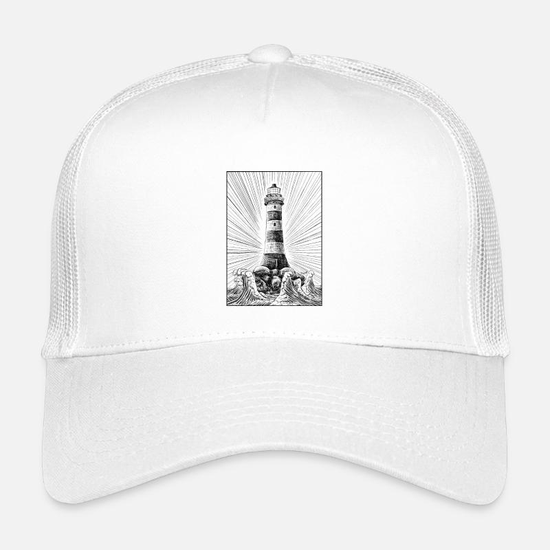 Lighthouse - Kinder Trucker-Cap - Weiß