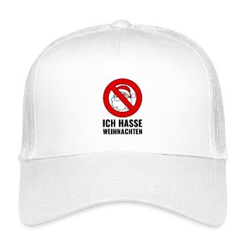 Ich hasse Weihnachten - Kinder Trucker-Cap - Weiß - Vorne