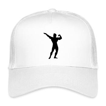 Bodybuilding - Casquette trucker enfant - blanc - Devant