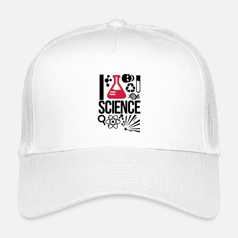 Wissenschaft - Kinder Trucker-Cap - Weiß