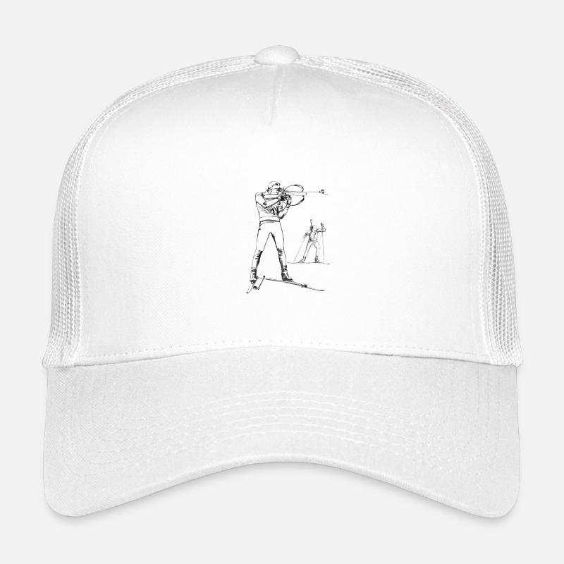 Biathlon - Kinder Trucker-Cap - Weiß
