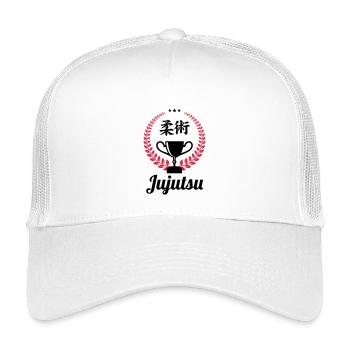 Jujutsu Jiu Jitsu Jiujitsu Ju-jitsu Jiu-jitsu - Kids’ Trucker Cap - white - Front