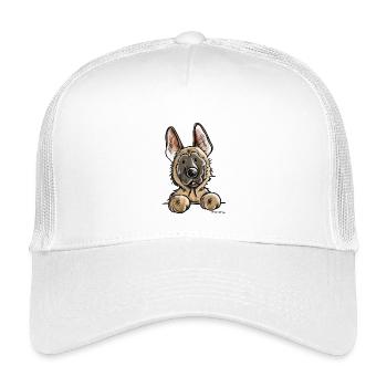 Neugieriger Malinois - Kinder Trucker-Cap - Weiß - Vorne