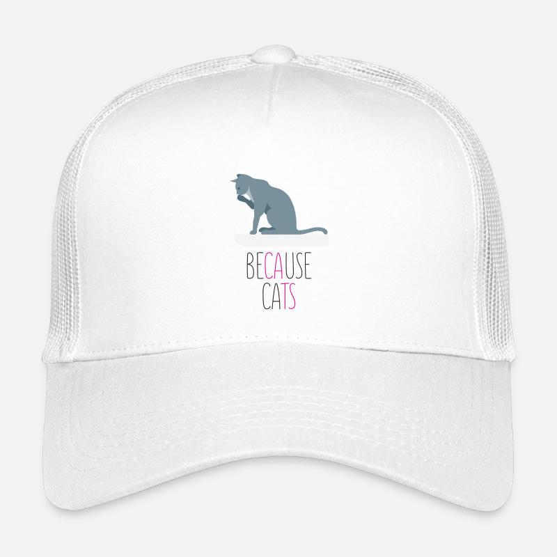 Weil Katzen Kinder Trucker-Cap