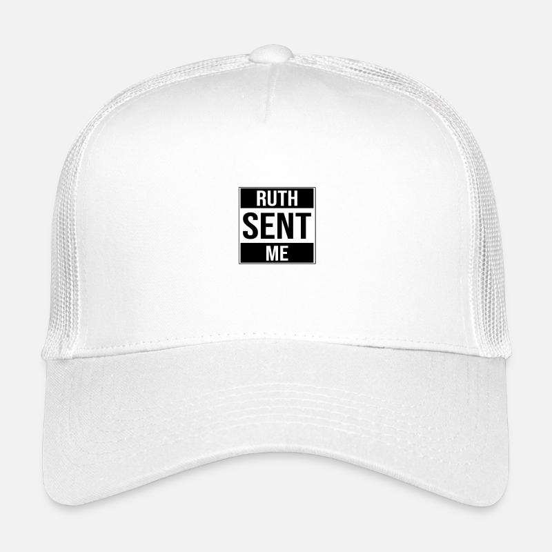 Ruth hat mich geschickt Ruth Bader Ginsburg - Kinder Trucker-Cap - Weiß