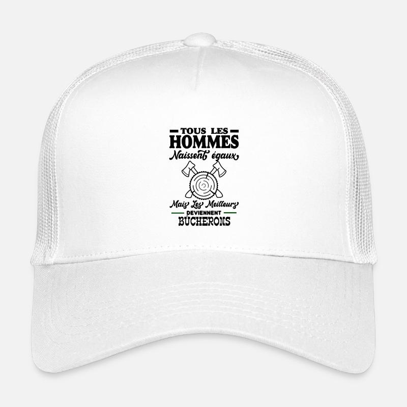 Bûcherons - Casquette trucker enfant - blanc