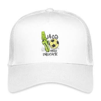 Football Inspires - Kids’ Trucker Cap - white - Front