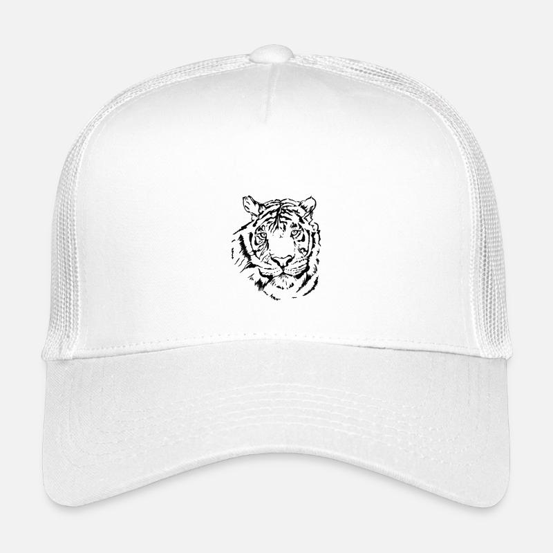 Hand-drawn tiger Kids’ Trucker Cap