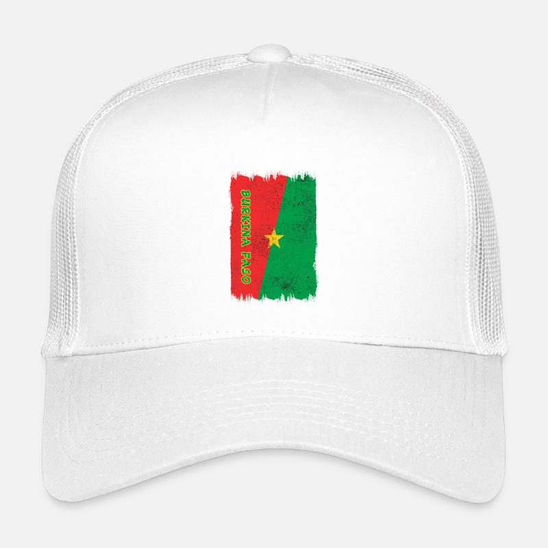 Conception du drapeau de Bukina Faso Casquette trucker enfant