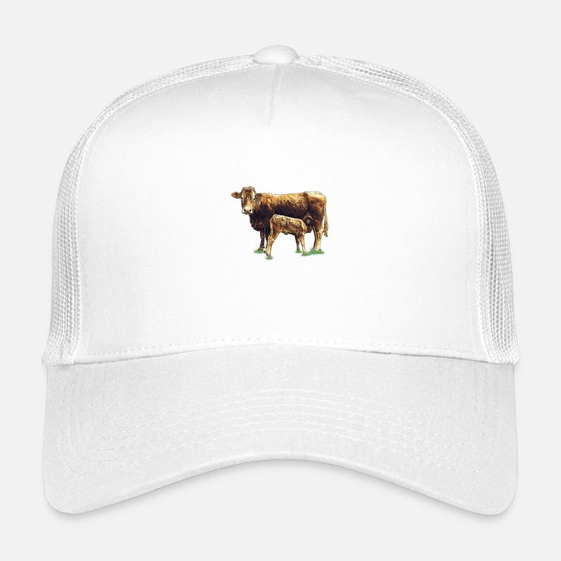 Cow with calf Kids’ Trucker Cap