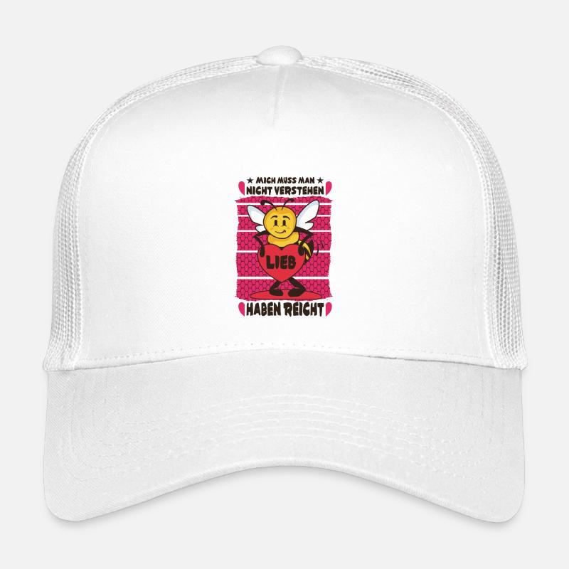 Kleine Biene mit Herz Kinder Trucker-Cap