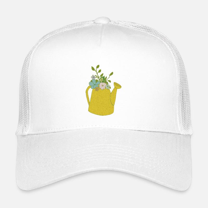 Watering can fabric Kids’ Trucker Cap