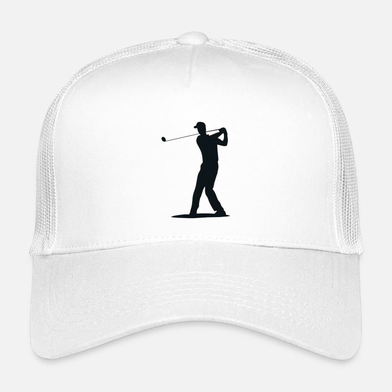 Golfer Abschlag Silhouette - Herren Design Kinder Trucker-Cap
