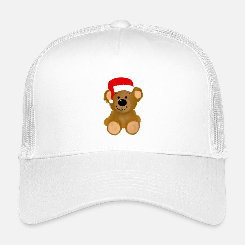 Christmas Teddy Bear Kids’ Trucker Cap