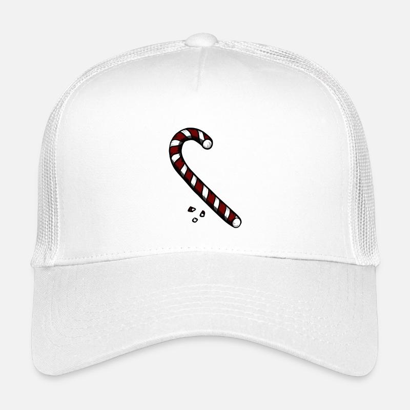 Candy Cane - Kinder Trucker-Cap - Weiß