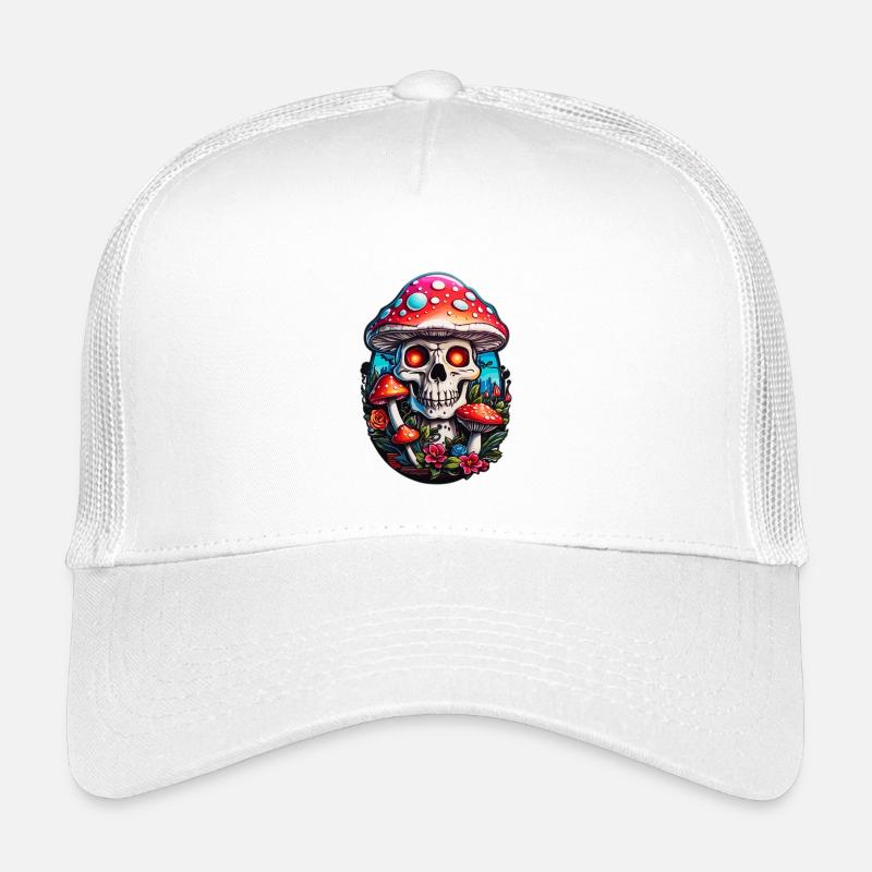 Champignon crâne Casquette trucker enfant