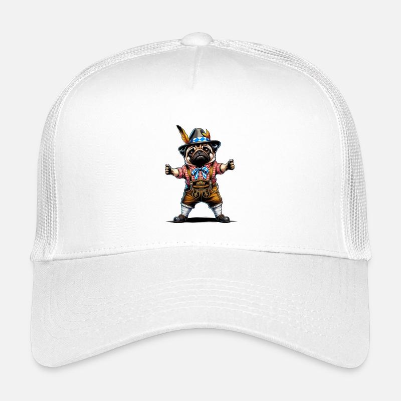 Pug dog Bayern Kids’ Trucker Cap