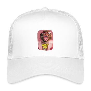 Wake up call - Kids’ Trucker Cap - white - Front