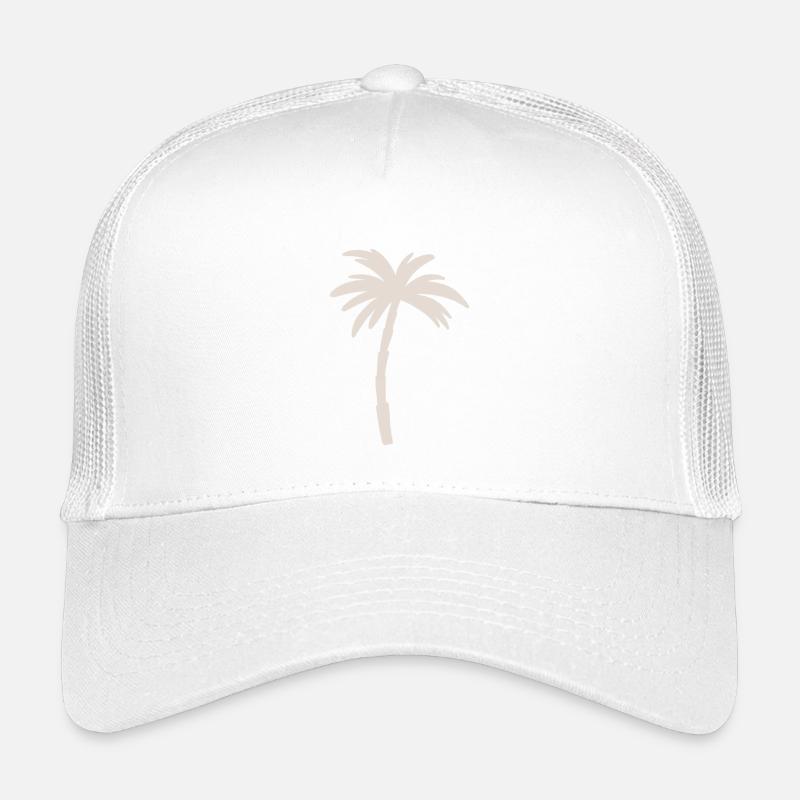 Palme - Kinder Trucker-Cap - Weiß