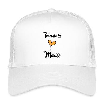 BRAUT-TEAM - Kinder Trucker-Cap - Weiß - Vorne