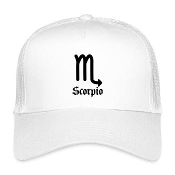 Signe du zodiaque Scorpion - Casquette trucker enfant - blanc - Devant