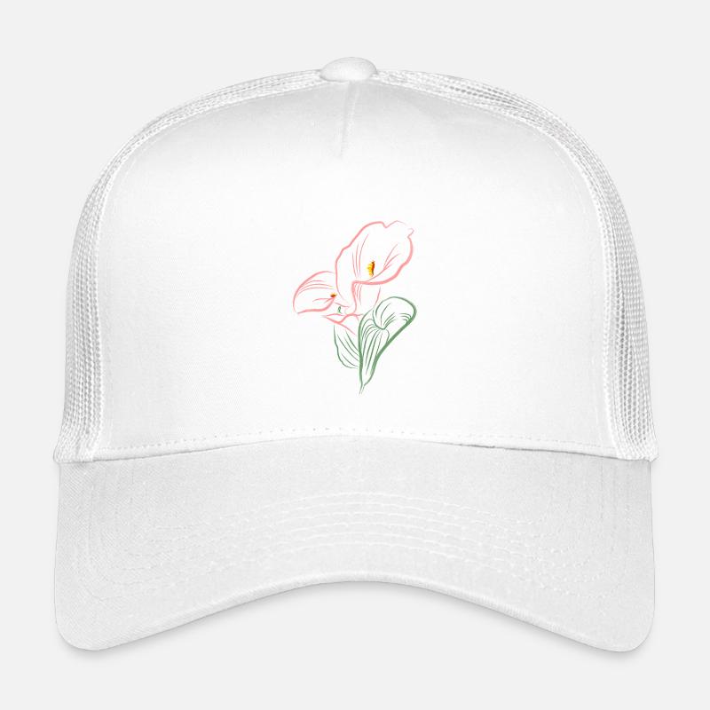 CALLA SoftPink - Casquette trucker enfant - blanc