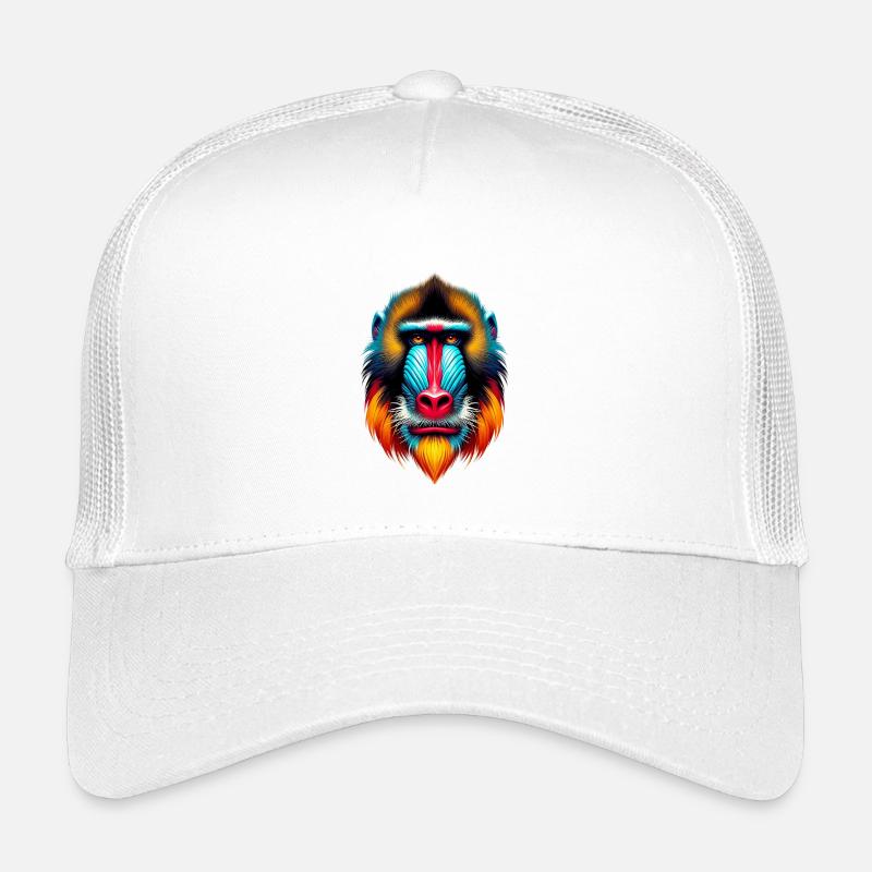 Singe mandrill Casquette trucker enfant