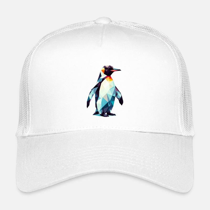 Pingouin polygonal Casquette trucker enfant