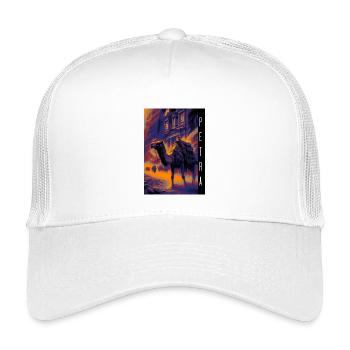 Petra en Jordanie - Casquette trucker enfant - blanc - Devant