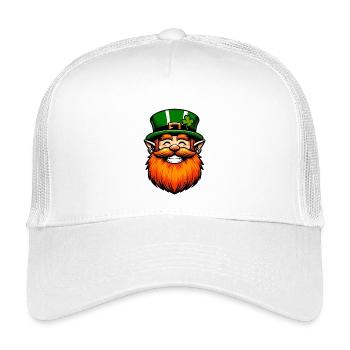 Irish Leprechaun Ireland - Kids’ Trucker Cap - white - Front