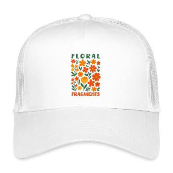 Blütenfragmente von helfspawn - Kinder Trucker-Cap - Weiß - Vorne