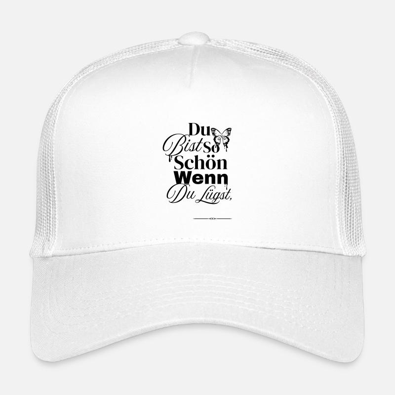 So Schön Wenn Du Lügst - Kinder Trucker-Cap - Weiß