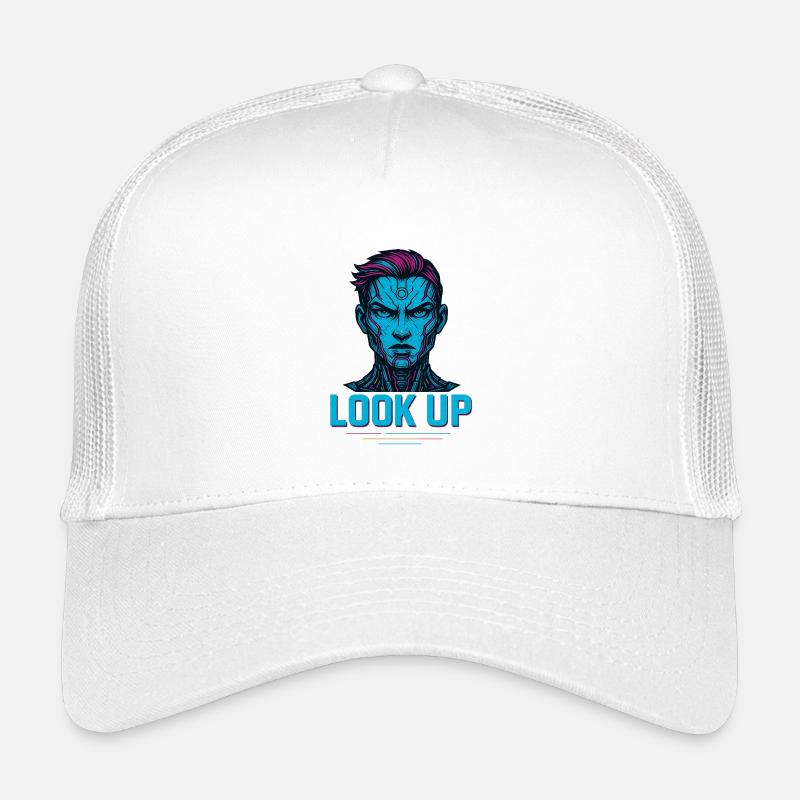 Futuristischer Roboter Blick Kinder Trucker-Cap