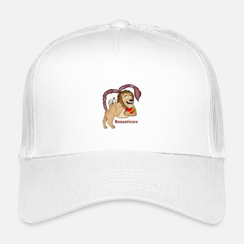 Romatisches Mantikor Design - Kinder Trucker-Cap - Weiß