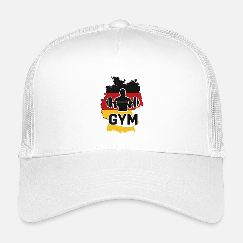 Muscle Nation DE - Kinder Trucker-Cap - Weiß