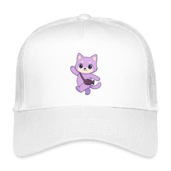 Cute Cat - Kids’ Trucker Cap - white - Front