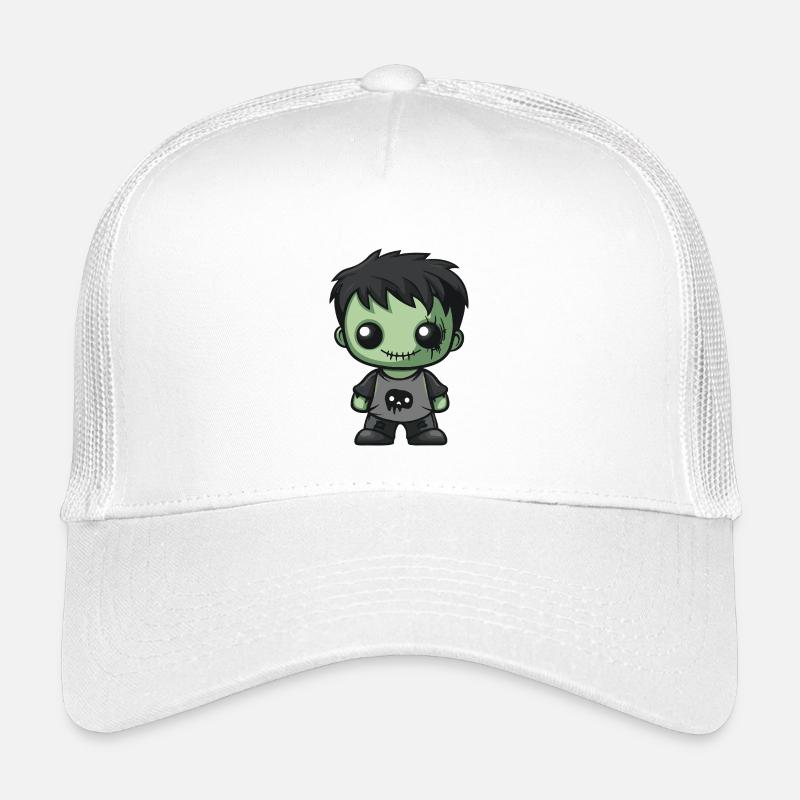 Zombie Comic - Kinder Trucker-Cap - Weiß
