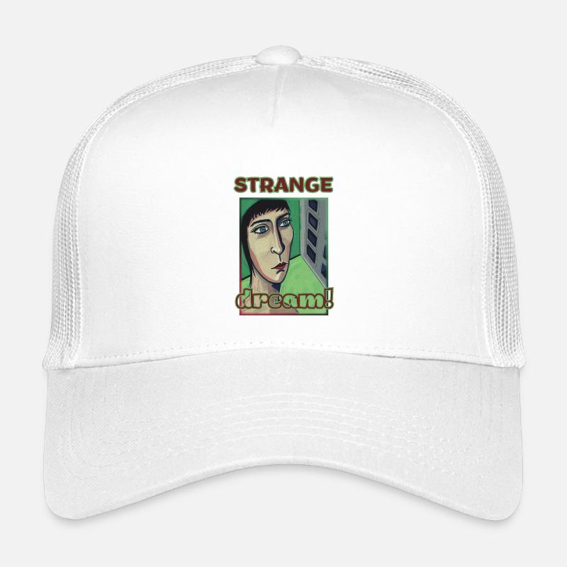 Psychedelisches Porträt mit inspirierendem Text Kinder Trucker-Cap