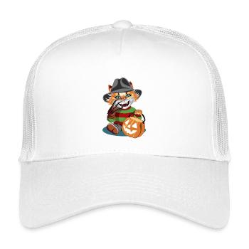 Freddy the Cat - Kids’ Trucker Cap - white - Front