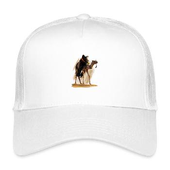 Camel - Kids’ Trucker Cap - white - Front