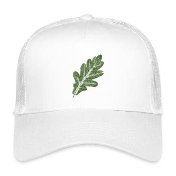 Feuille de chêne / Vert - Casquette trucker enfant - blanc - Devant