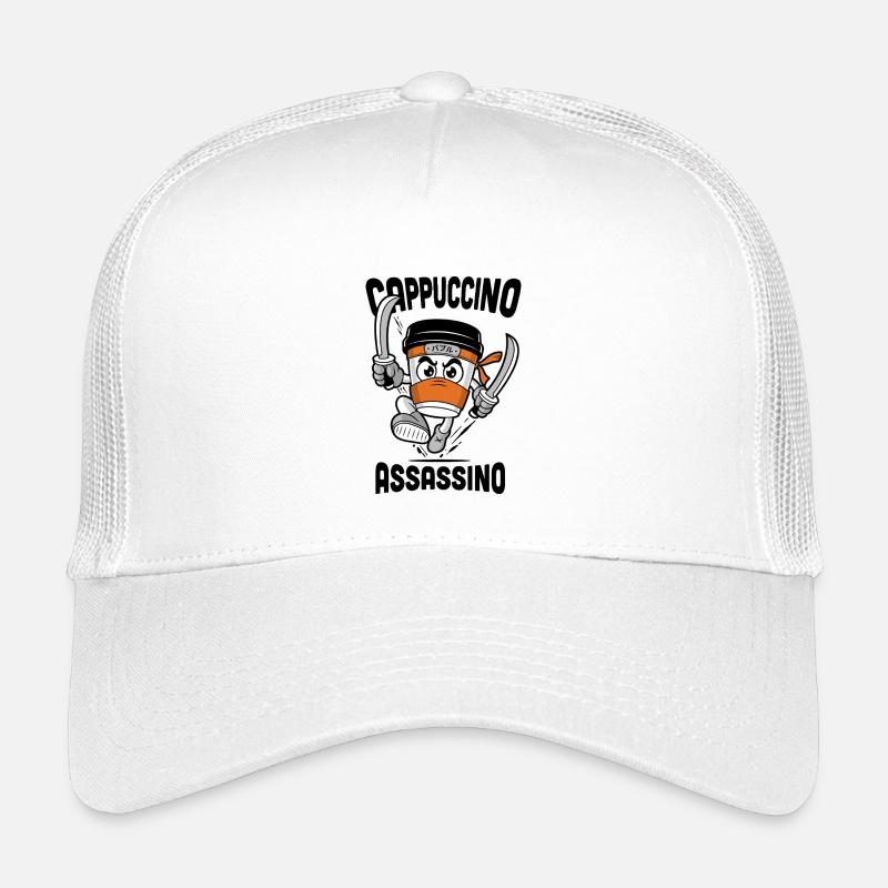 Cappuccino Assassino - Kids’ Trucker Cap - white