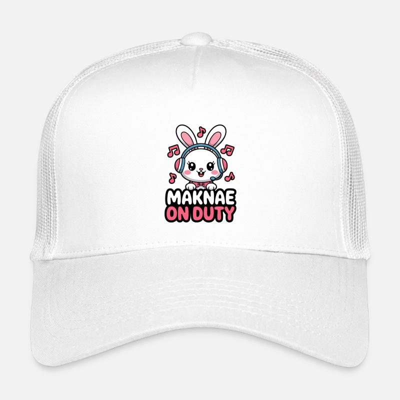 Fan de K-Pop Drôle Corée Maknae - Casquette trucker enfant - blanc