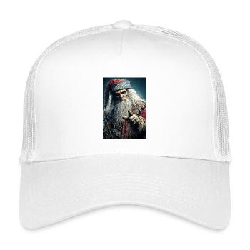 Scary Christmas Krampus Santa - Kids’ Trucker Cap - white - Front