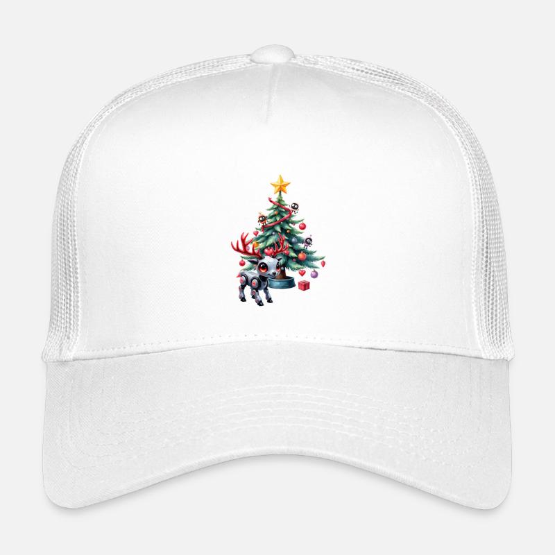 Weihnachtsroboter-Verzauberung Kinder Trucker-Cap