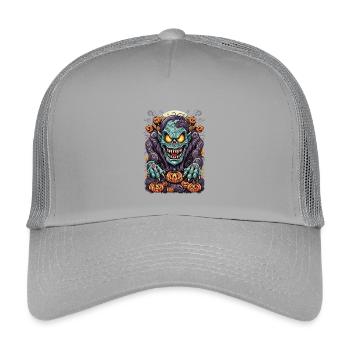 Sinistre créature de l’enfer d’Halloween - Casquette trucker enfant - gris clair - Devant