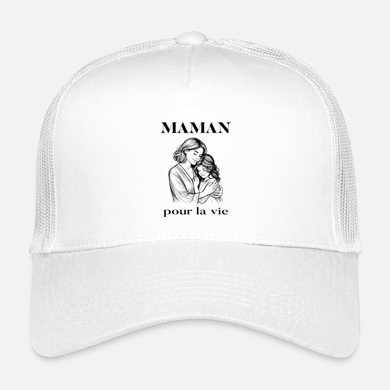 Mama fürs Leben - Kinder Trucker-Cap - Weiß