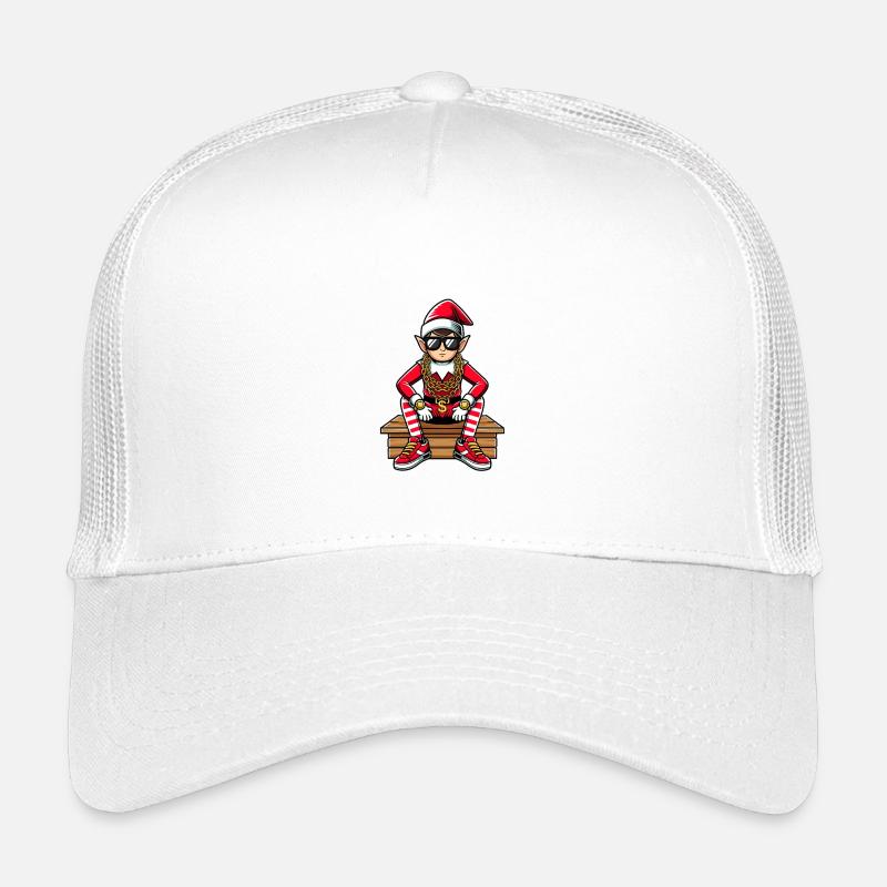 Weihnachtself Bling Rapper Kinder Trucker-Cap