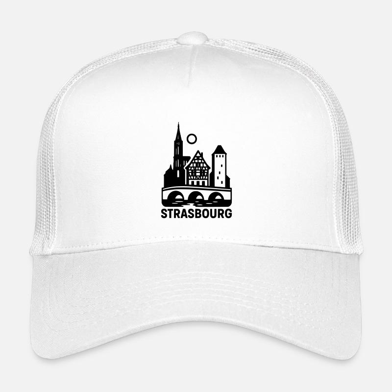Strasbourg Silhouette Kinder Trucker-Cap