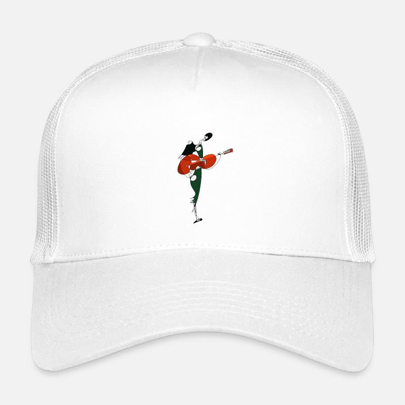 Gitarrist - Kinder Trucker-Cap - Weiß